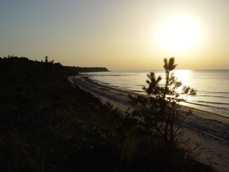 Sonnenuntergang am Strand