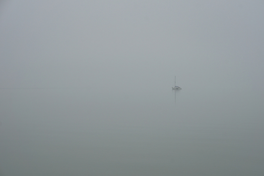 Das Boot im Nebel