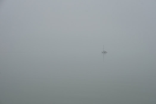 Das Boot im Nebel