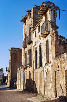 In den Straßen von Belchite