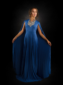 Daria in blau