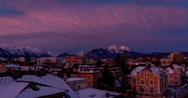 Salzburg Sonnenaufgang