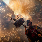 Feuerwerk am Morgen
