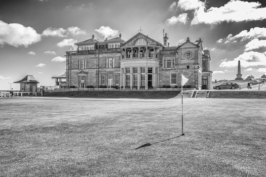 St. Andrews - home of golf - clubhouse old course