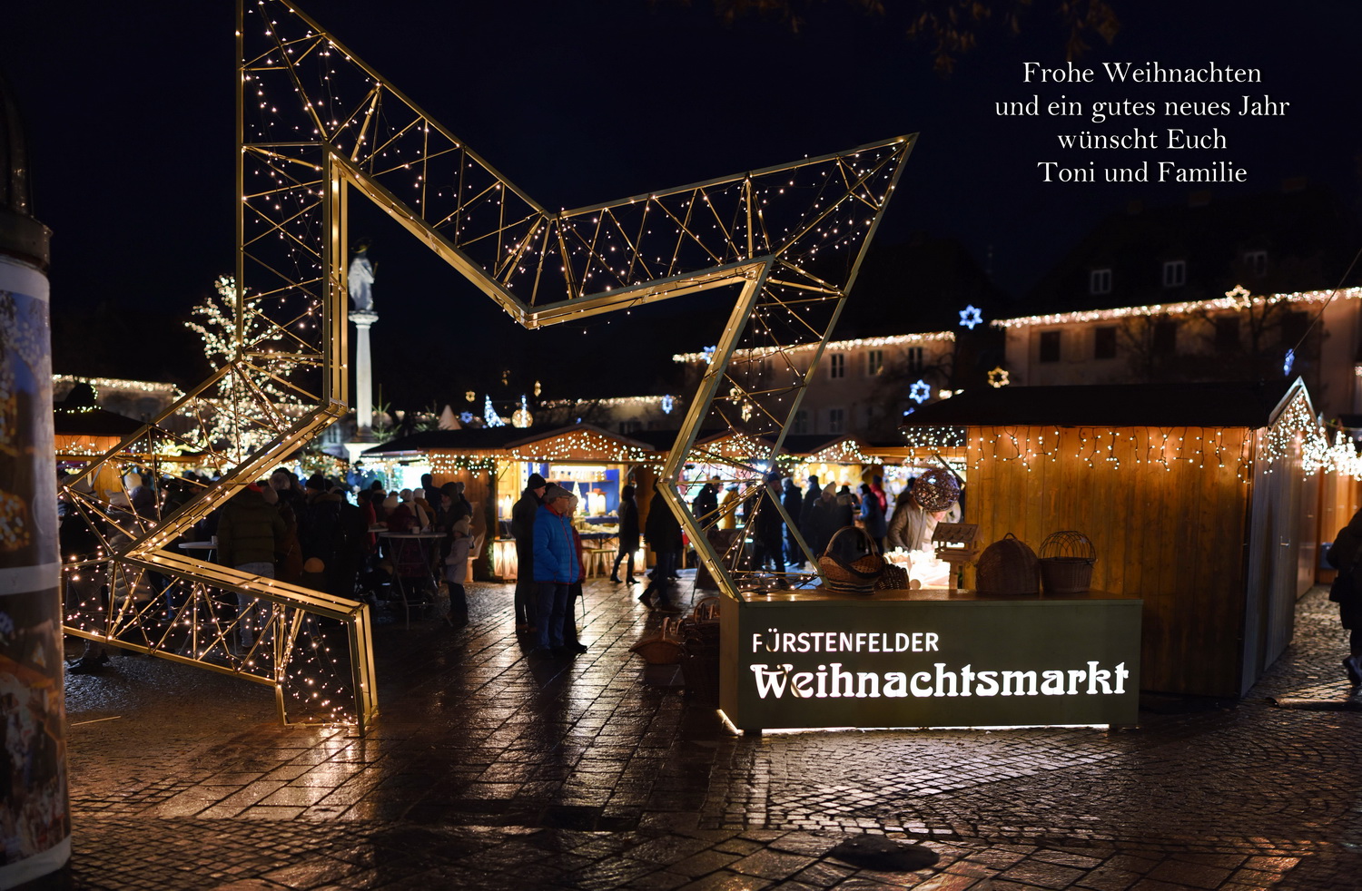 Frohe Weihnachten wünsche ich Euch