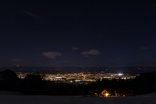 Klagenfurt bei Nacht