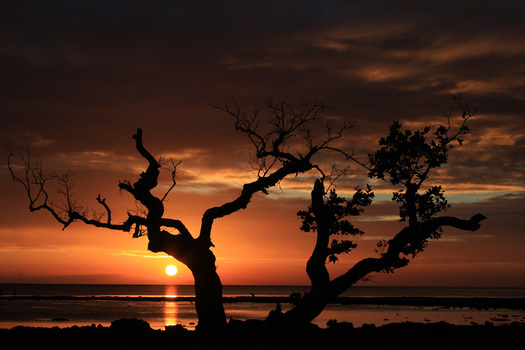 Sonnenuntergang auf den Philippinen