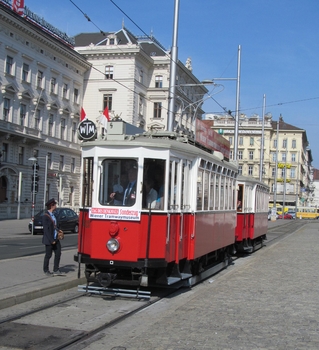 Alte Tram in Wien