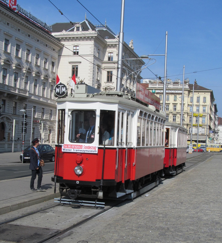 Alte Tram in Wien