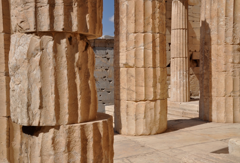 ...auf der Akropolis in Athen...