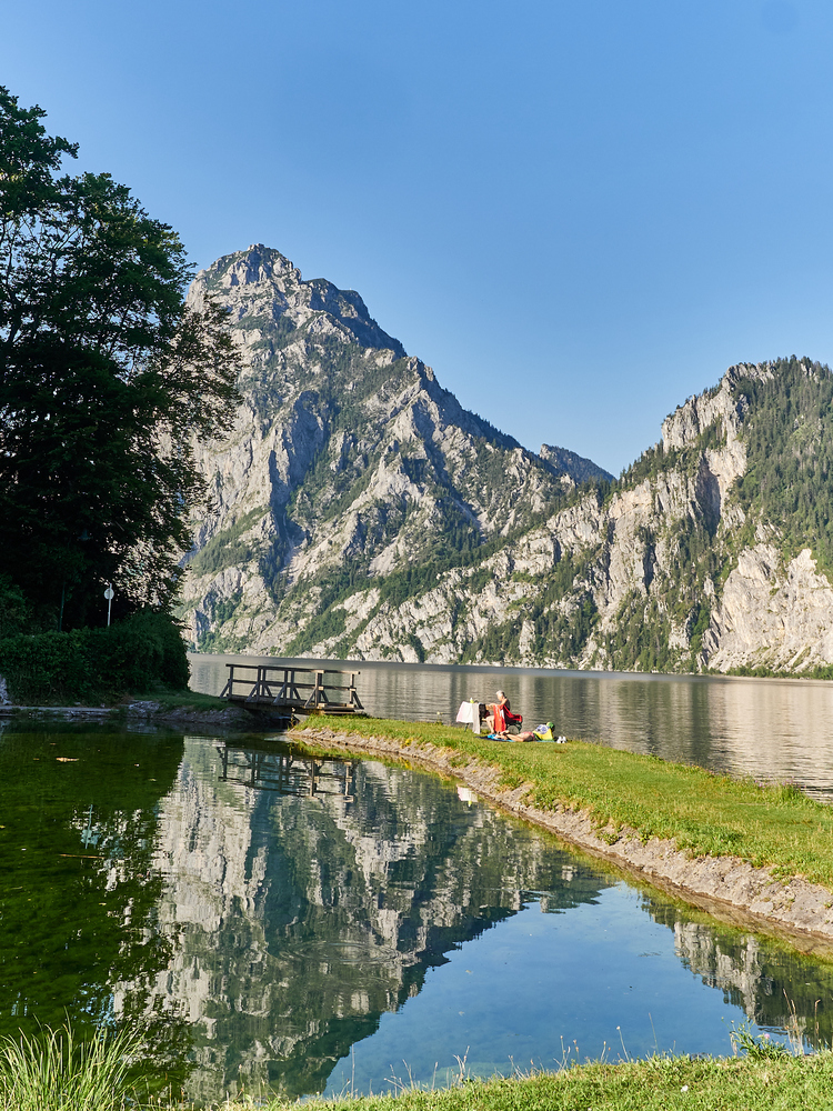 ein schöner Sommertag am See