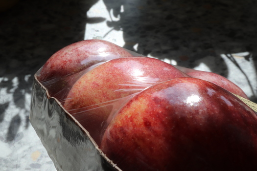 Verpackte Äpfel