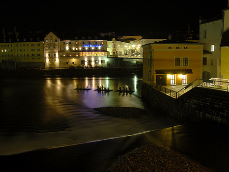 Blick zum Hotel ...