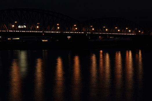 Eisenbahnbrücke in Linz