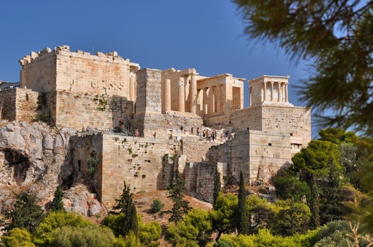 Propyläen u. Niketempel / Athener Akropolis (2)