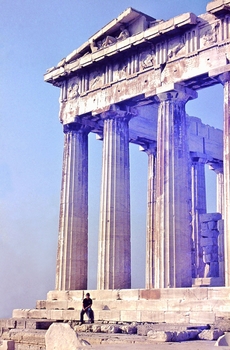 Parthenon-Tempel / Akropolis / Athen   (vor 42 Jahren)