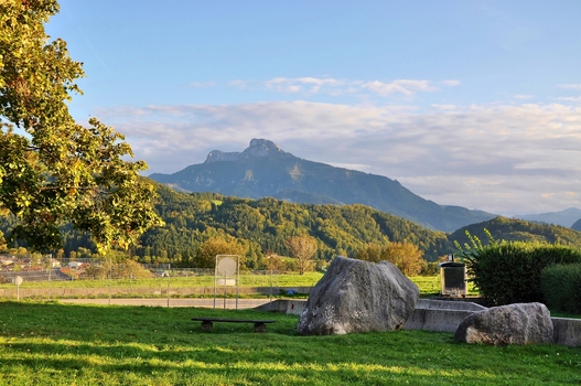 Autobahnraststätte Mondsee (mit Schafberg)