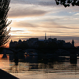 Pariser Sonnenaufgang