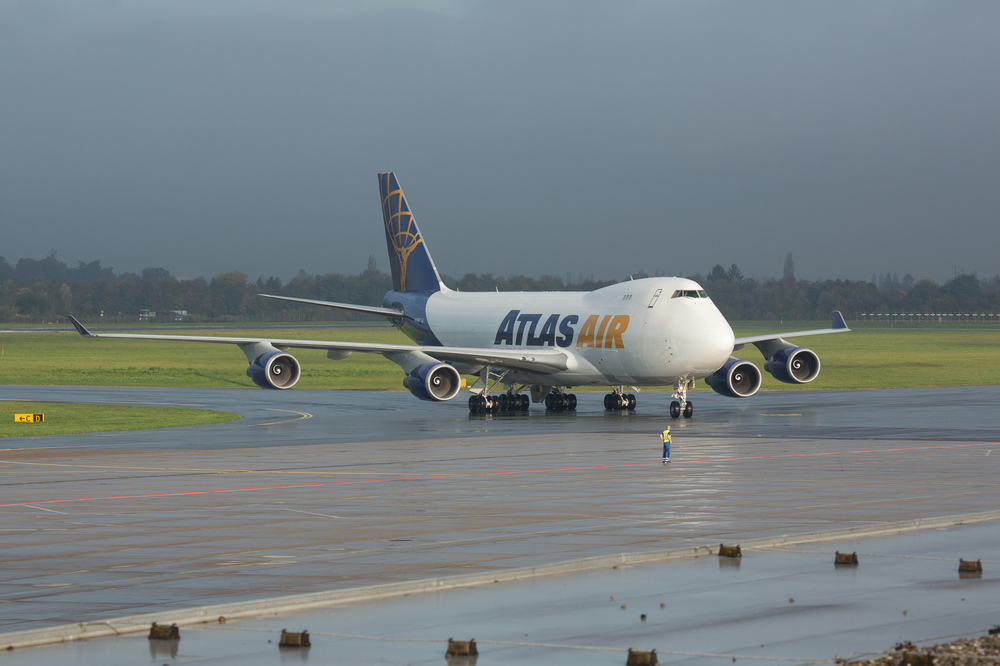 Boeing 747-400 in Graz 16.10.2014