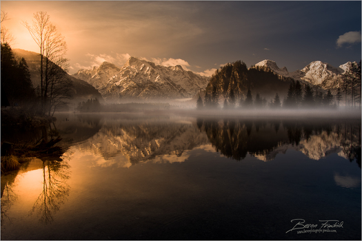 Goldener Morgen am Almsee