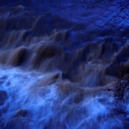 blue water