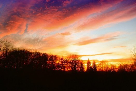 Sonnenaufgang in der SüdSteiermark