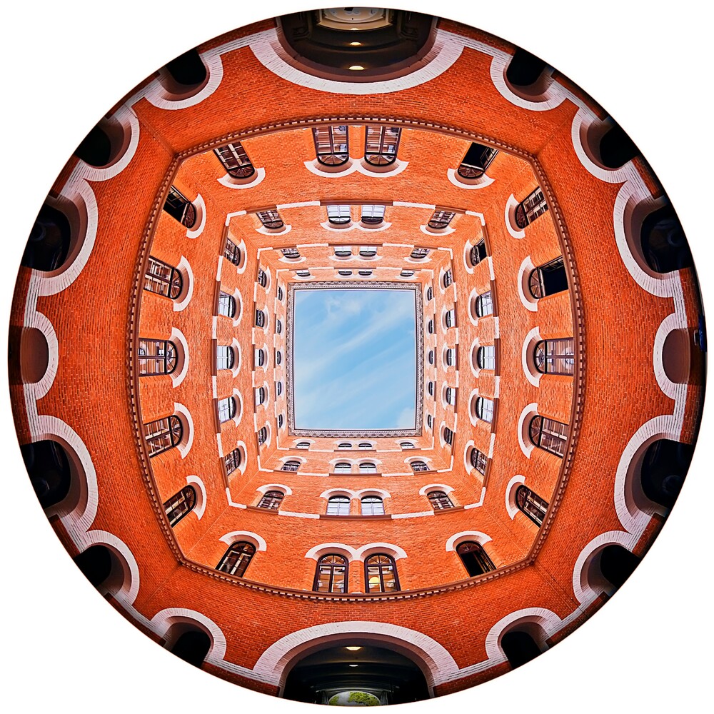 Aufwärts!! Im 8mm Fisheye :)