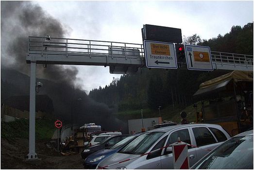 Brand im Tunnel.....