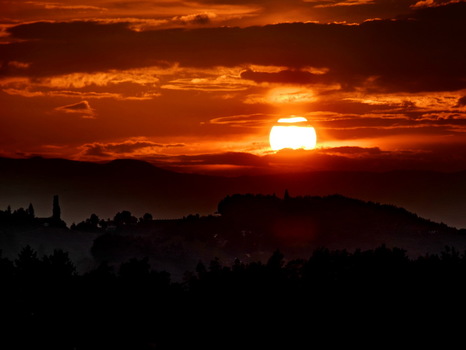 Rote Sonne