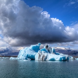 Floating iceberg