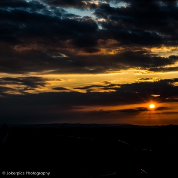 Sonnenuntergang Voralpen OÖ