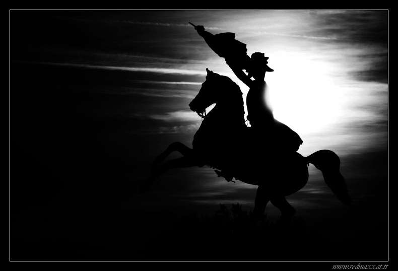 ein reiter und sein pferd...