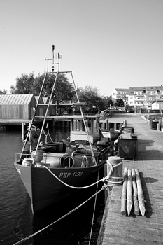 Startklar zur Ausfahrt aus dem Hafen von Rerik  am Salzhaff​