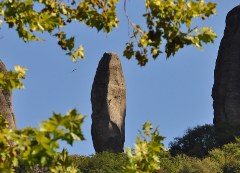 Klettern auf den Meteora-Felsen (2)