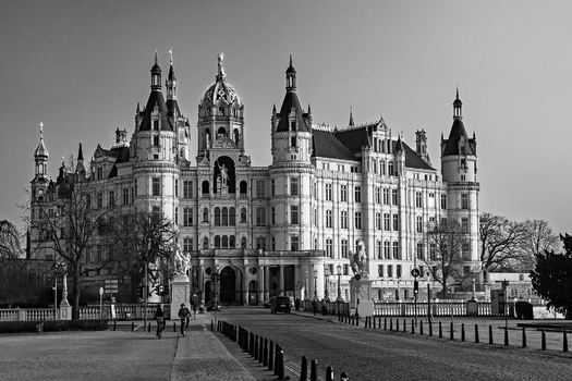 Schloß schwarzweiß