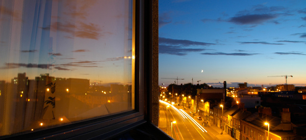 vom Fenster aus
