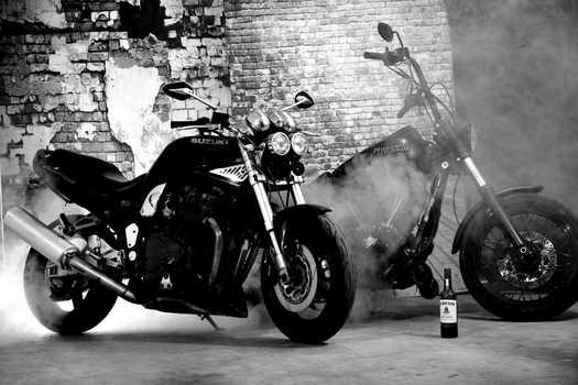Burn Out in der Garage
