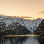 die Einfahrt zum Trollfjord