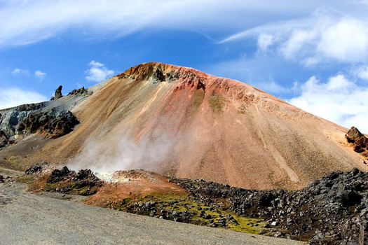Der "Brennisteinsalda" in der Landmannalaugar, Island