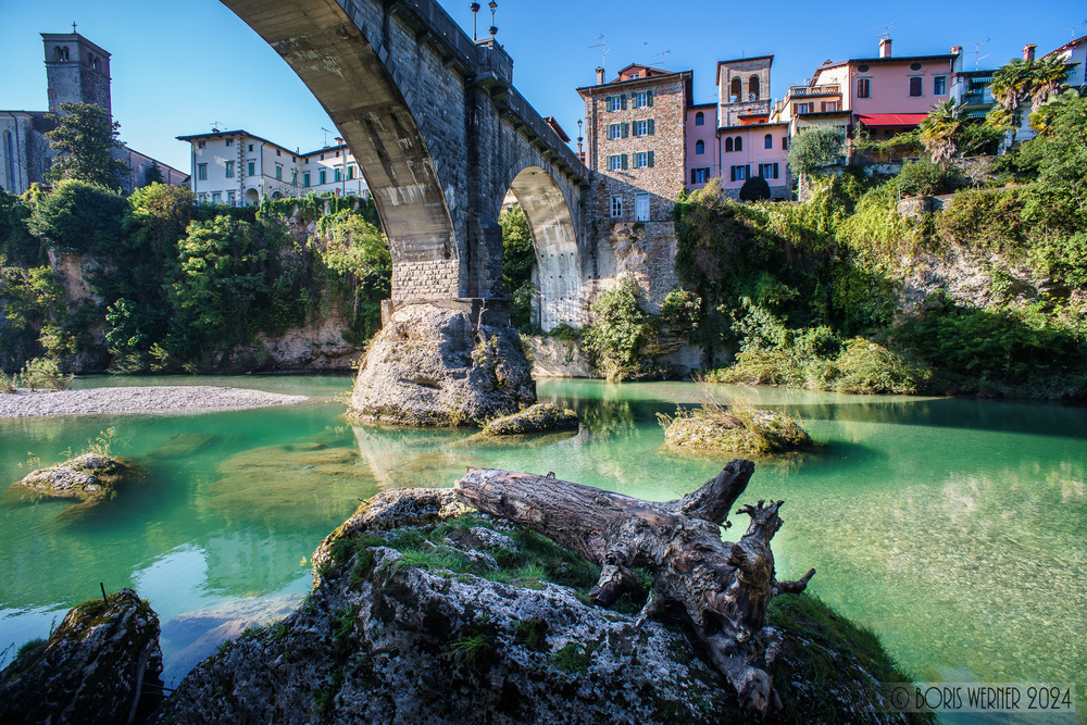 Cividale 2023 - Ponte Diavolo von unten