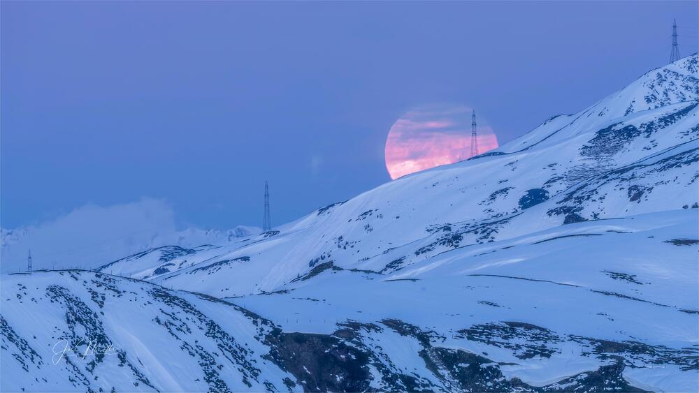 Blutmond auf der Schmittenhöhe