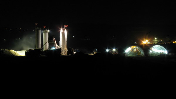 Tunnelbaustelle