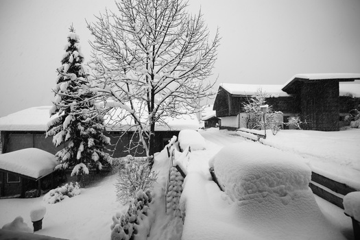 Im Winter angekommen