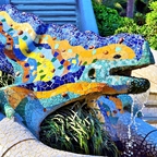 Salamander-Fontäne - Park Güell / Barcelona