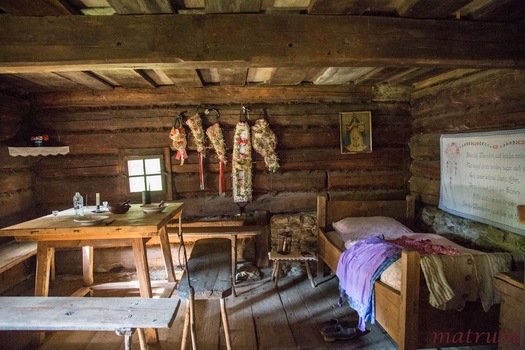 Alte Bauernstube im Freilichtmuseum Stübing