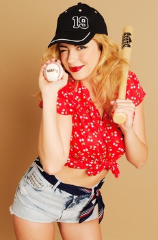 Baseball - Pinup style