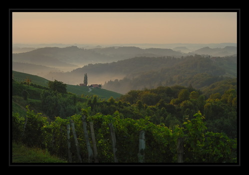 Morgen in der Steiermark