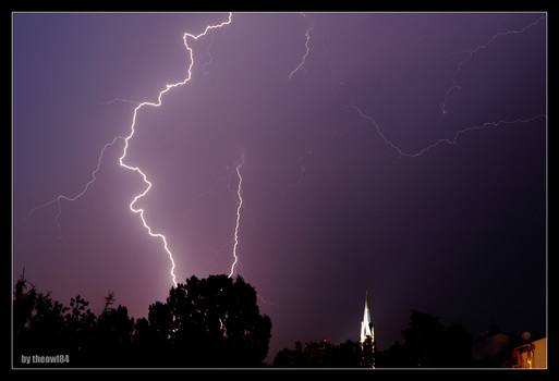 Gewitter über Graz