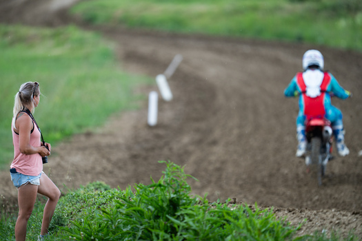Motocross action