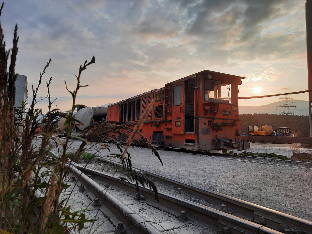 Schmalspur Zug beim KAT 3